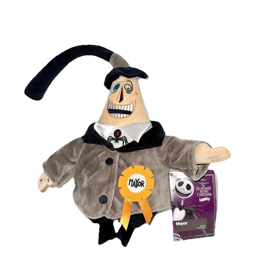 Disney Store Nightmare Before Christmas Mayor 18" Plush New with Tags RARE